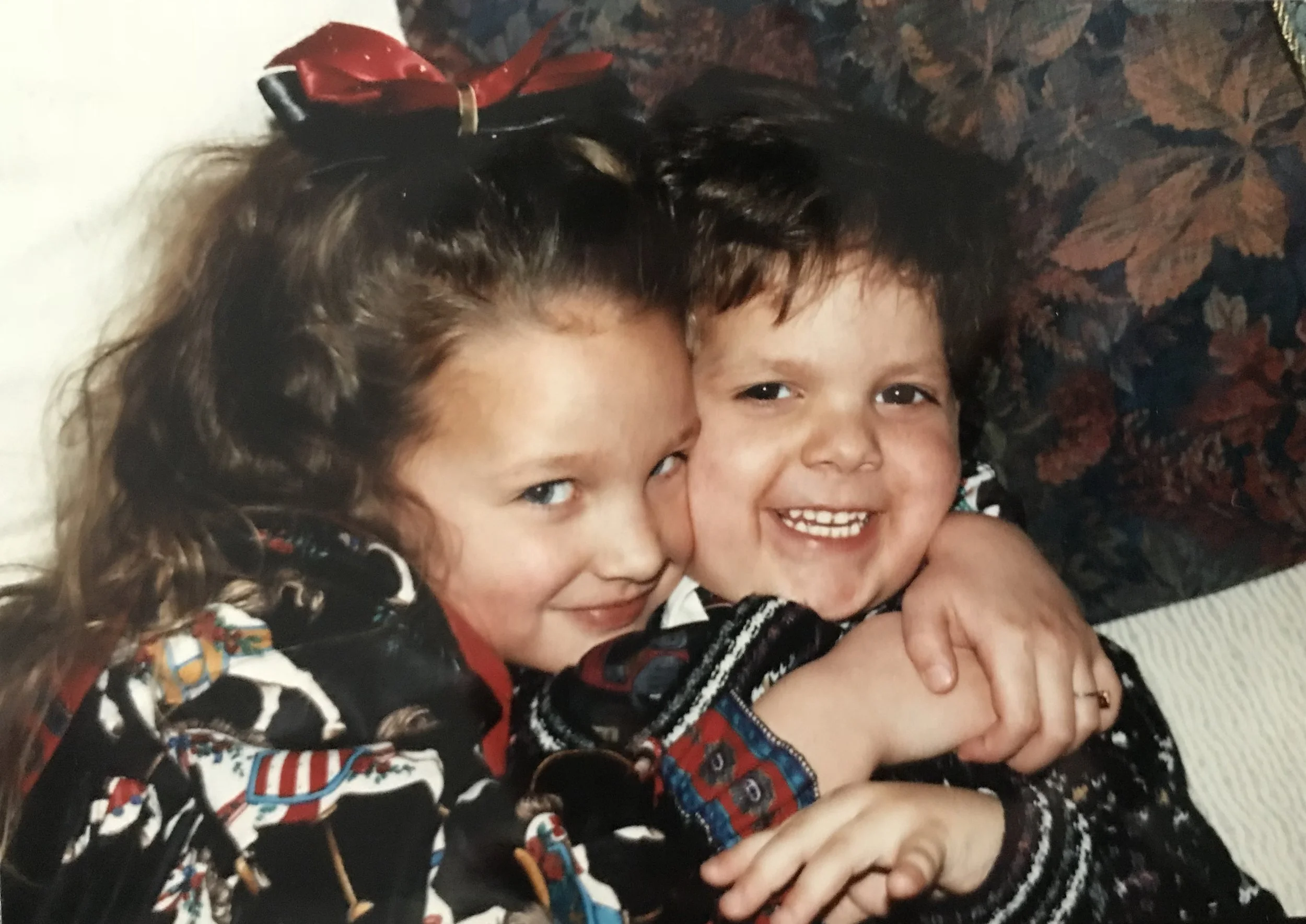 My brother (age 4) and me (age 5)