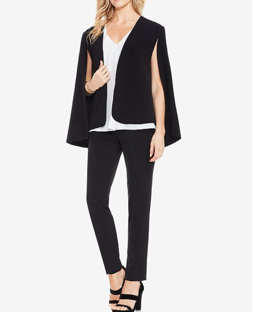 Milano Cape-Style Blazer from Vince Camuto, $139 (30% off with code VIP today! <3) Photo Credit: Macy’s