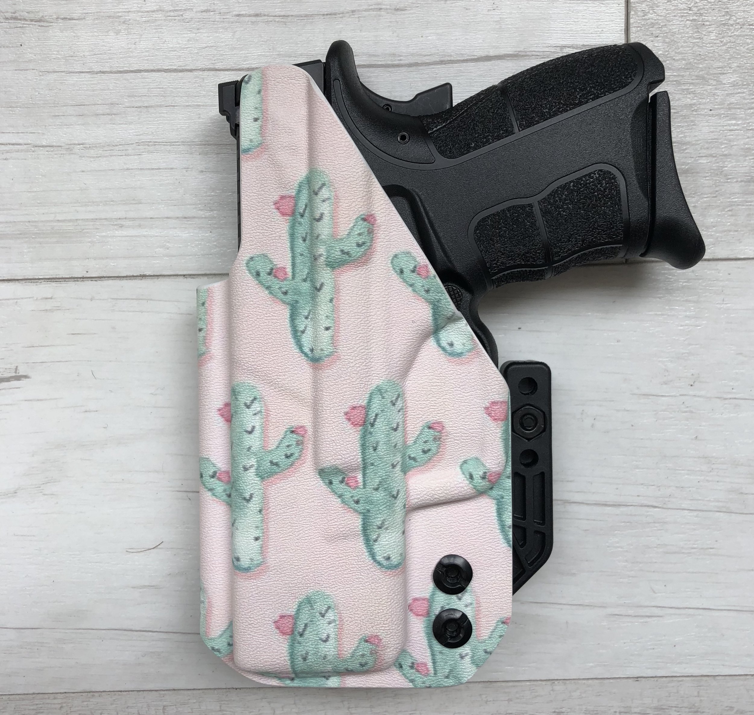 Pink Cactus Wingman Holster with FabriClip from Southern Bullets x Wingman Holsters, $80