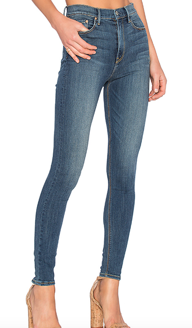 Kendall High-Rise Super Stretch Skinny Jean, GRLFRND Denim, $198 Photo Credit: Revolve