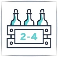 2-4 cases: Cabernet: $41.99/bottle Pinot Noir: $36.99/bottle