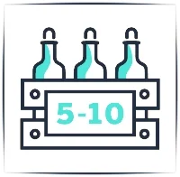 5-10 cases: Cabernet: $36.99 Pinot Noir: $31.99/bottle