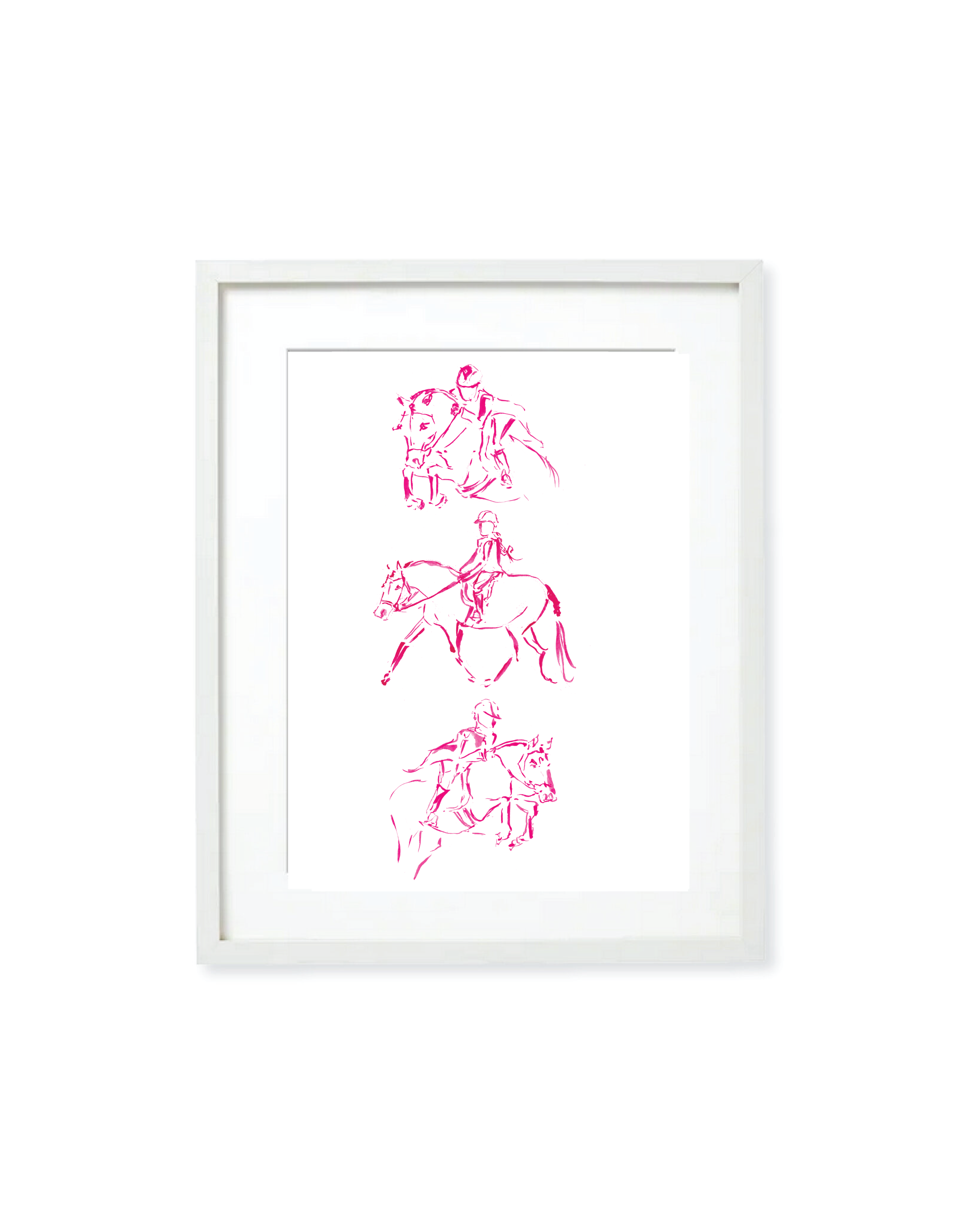 Pink Pony Print