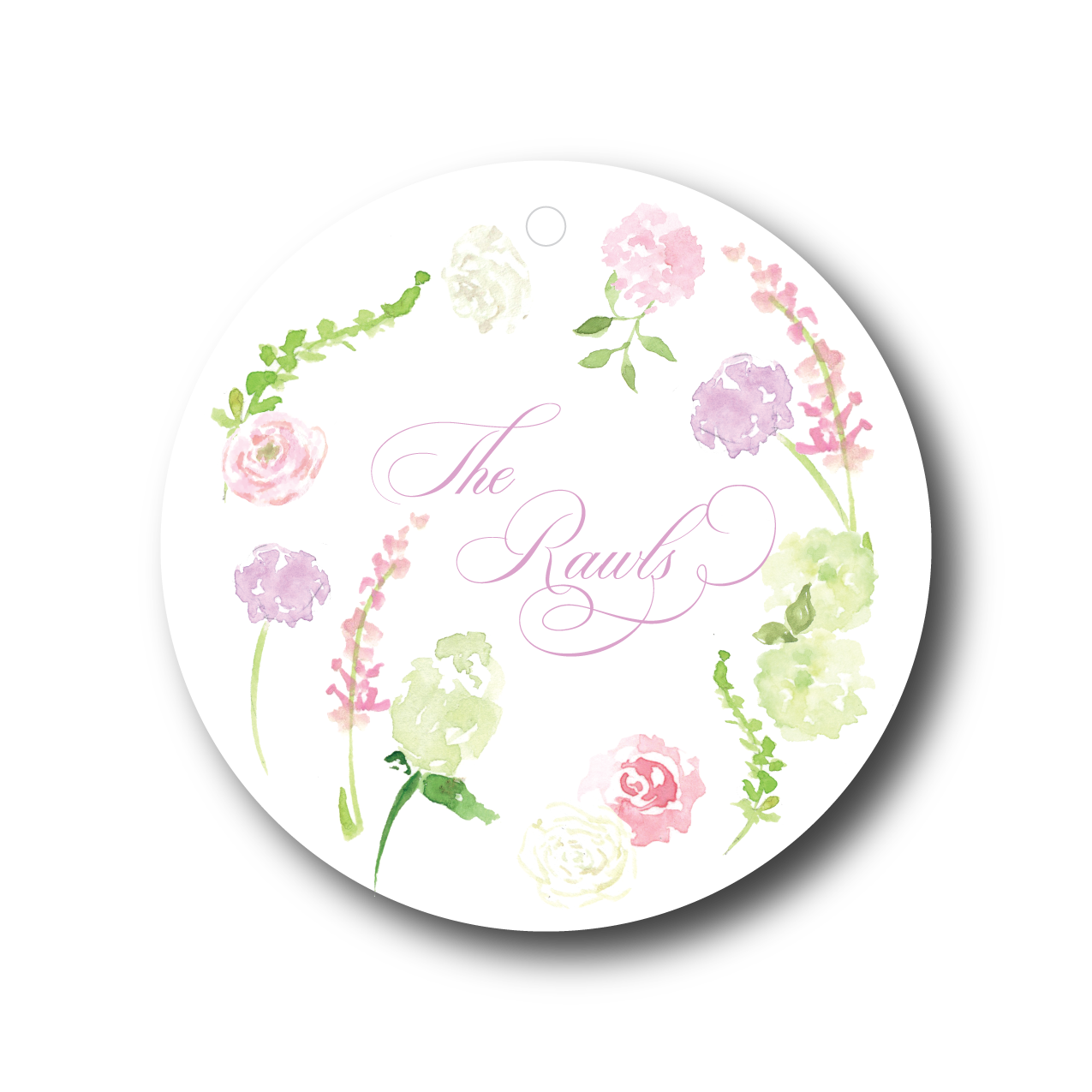 Pink and Green Flowers Gift Tag.png