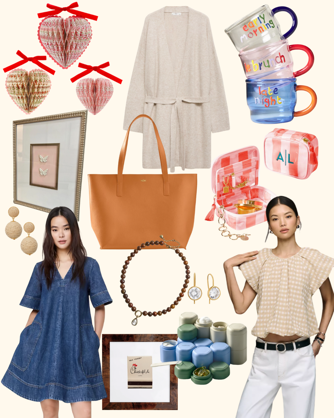 Collage of favorite finds featuring curated home decor, accessories, and lifestyle items