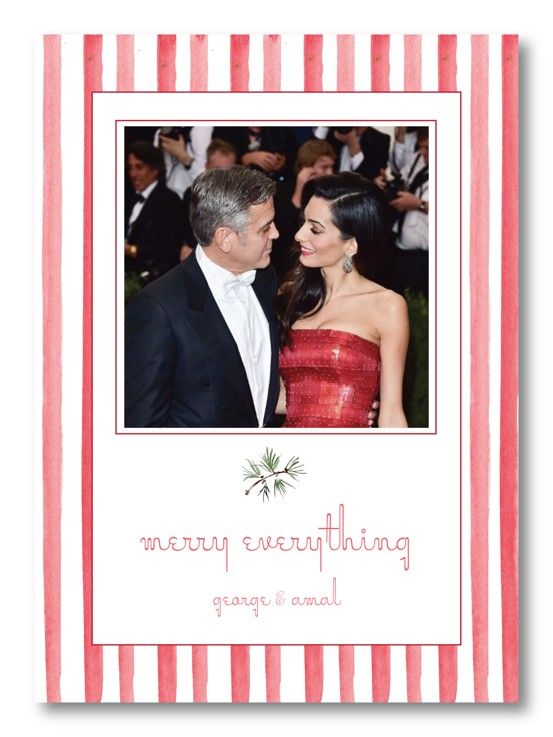Red Stripes Card