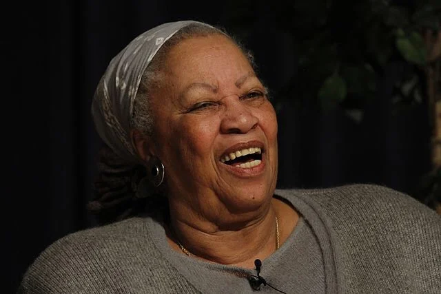 Toni Morrison lectures at West Point Military Academy, 28 March, 2013. Public domain.