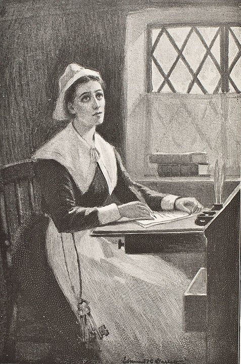 105 d 477px-Frontispiece_for_An_Account_of_Anne_Bradstreet_The_Puritan_Poetess,_and_Kindred_Topics,_edited_by_Colonel_Luther_Caldwell_(Boston,_1898)_(cropped).jpg