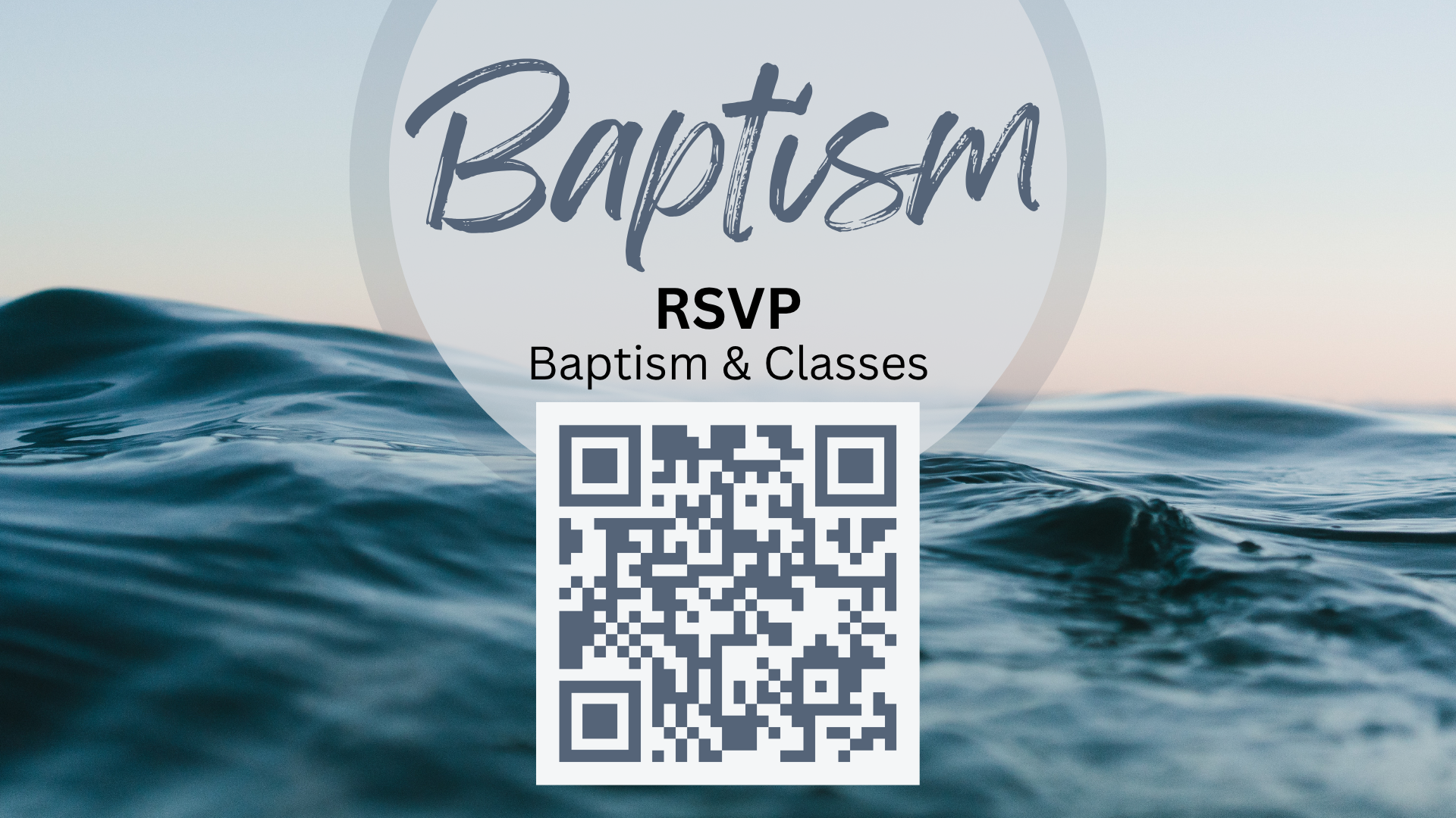 Thanksgiving Baptism
