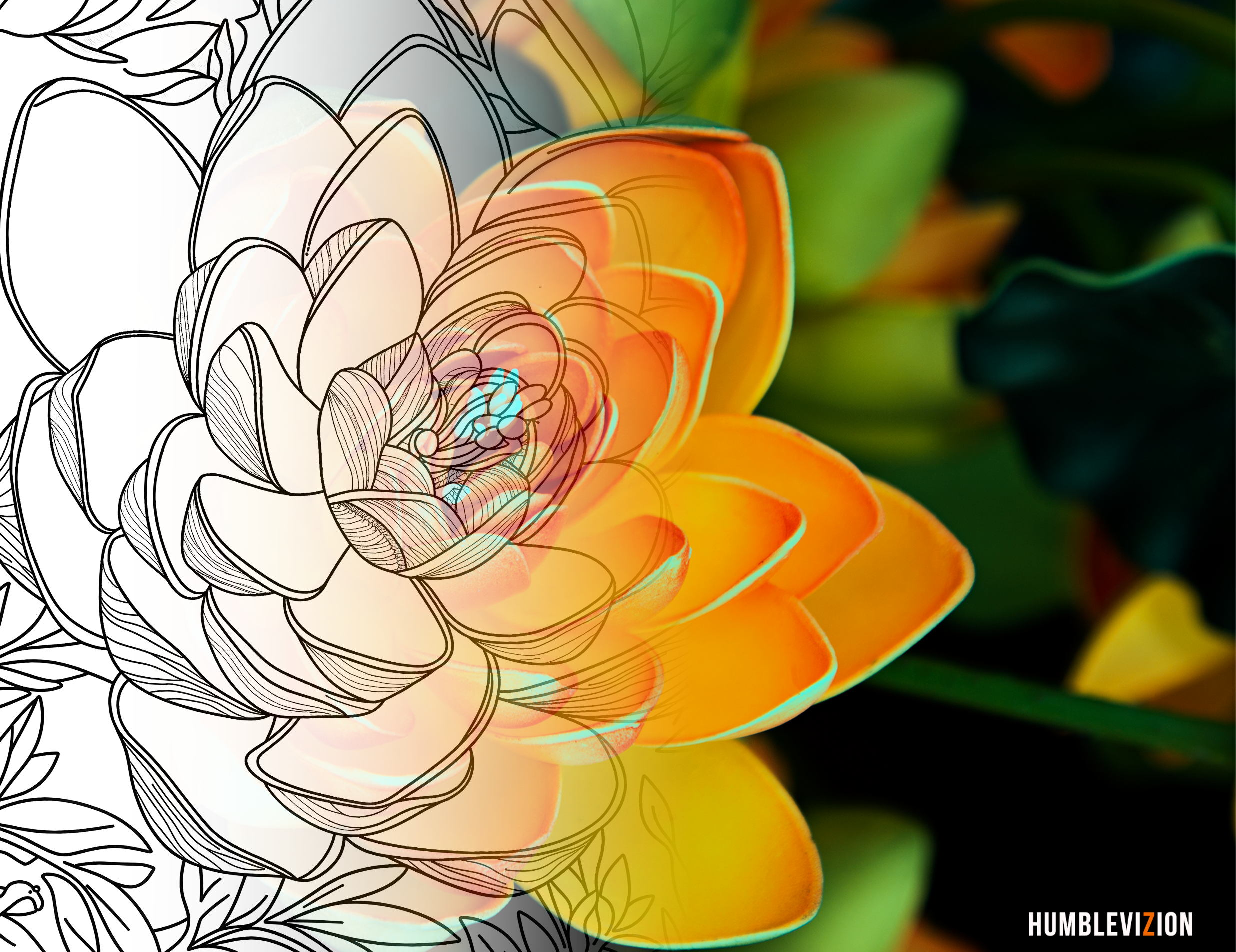 Orange Flower Design Mix.png