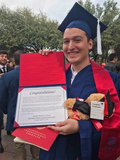 My graduation day at SMU