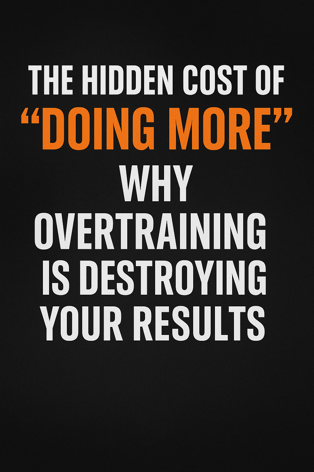 THE TRUTH ABOUT SUSTAINABLE FAT LOSS: WHY YOUR BODY ISN’T BROKEN — YOUR SYSTEM IS