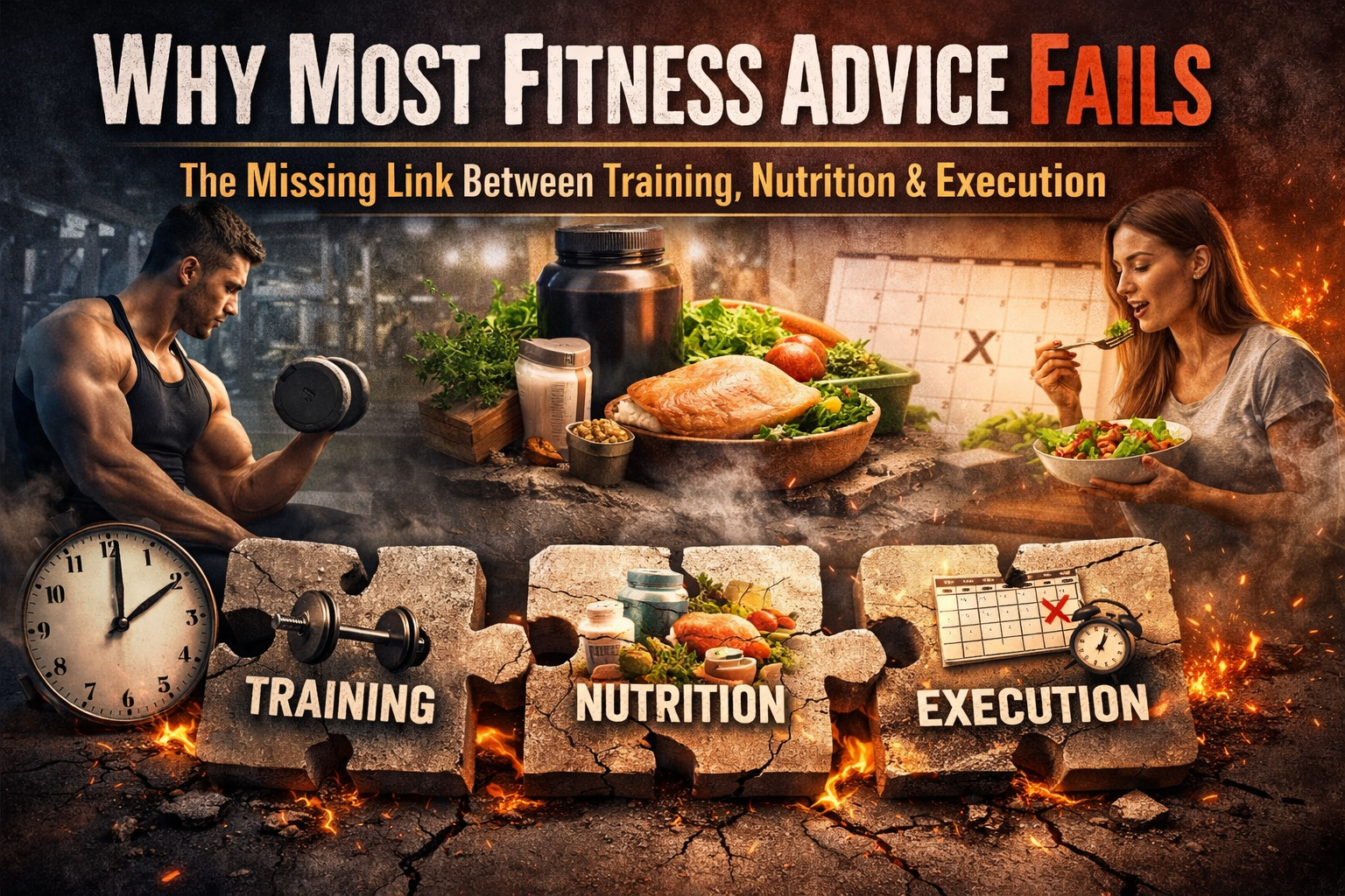 Why Most Fitness Advice Fails: The Missing Link Between Training, Nutrition, and Execution