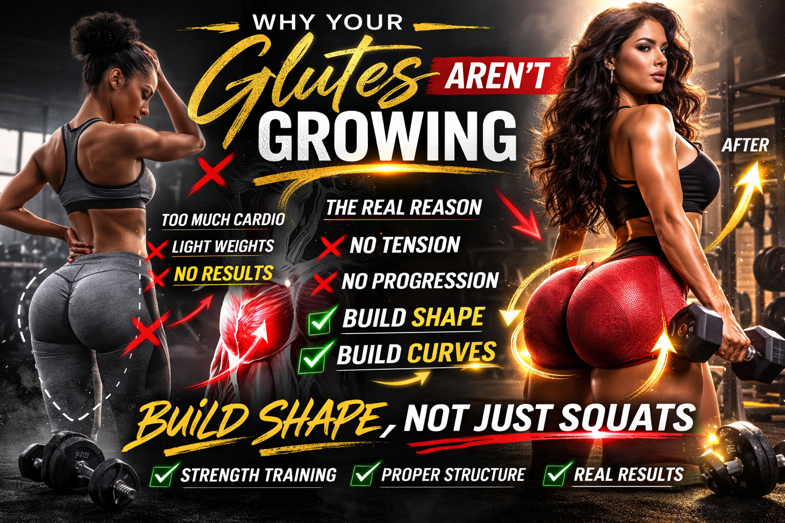 Why Your Glutes Aren’t Growing | The Real Reason Explained