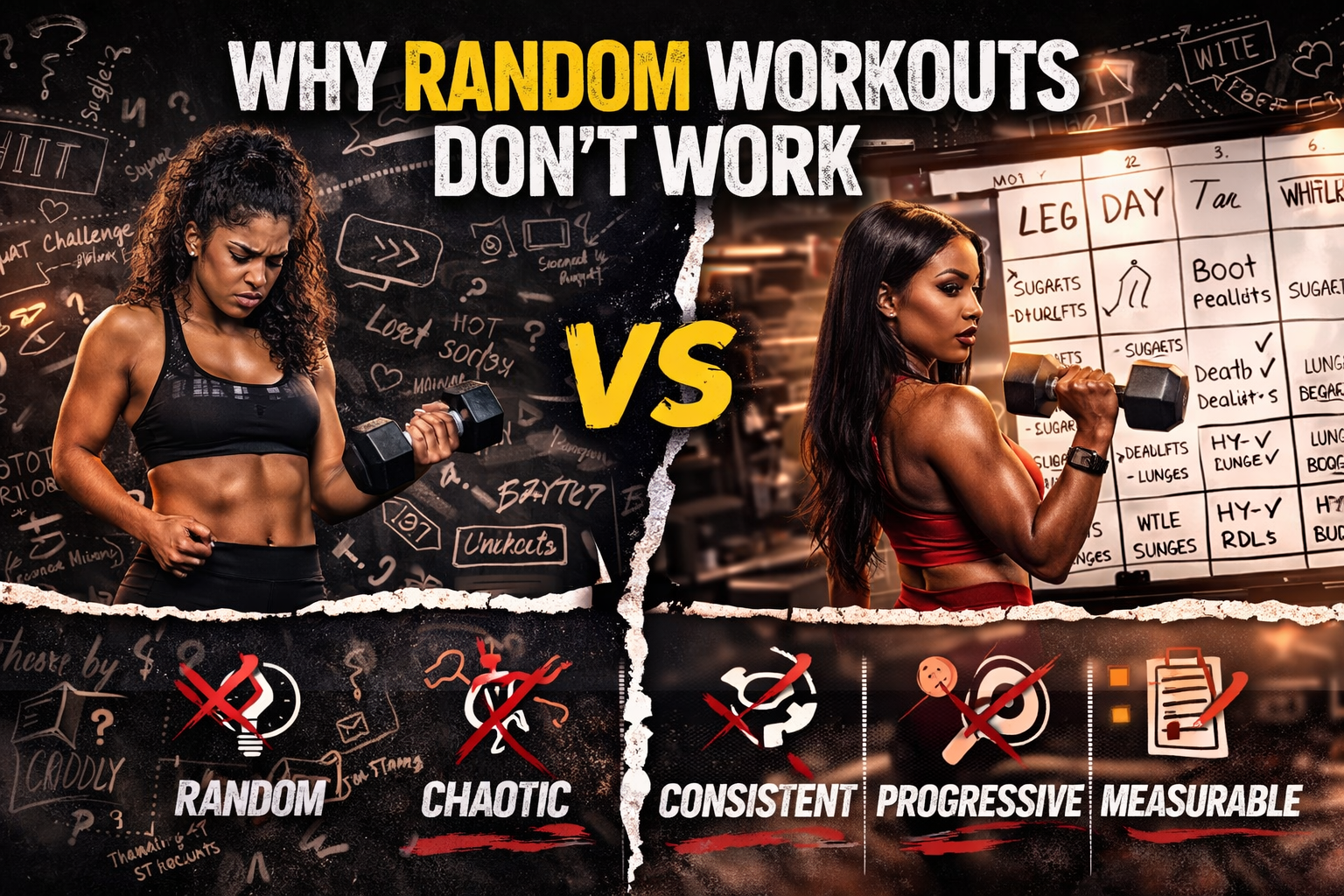 Why Random Workouts Don’t Work | Build Real Results With Structure