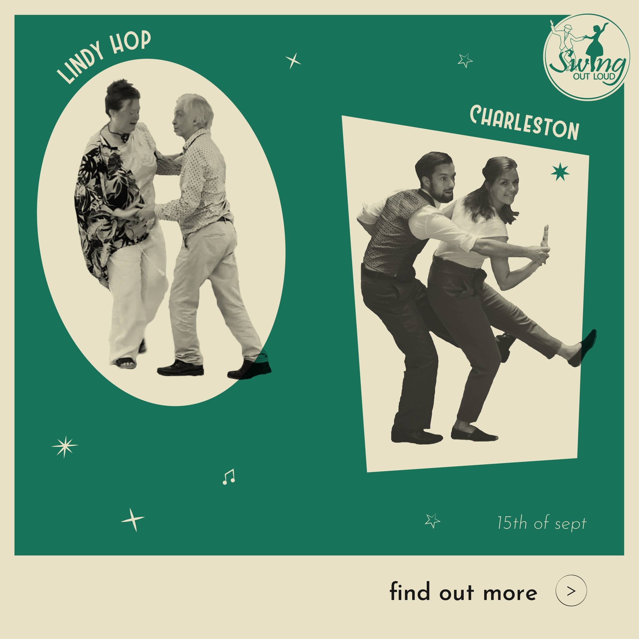 𝙅𝙤𝙞𝙣 𝙪𝙨 𝙛𝙤𝙧 𝙖 𝙎𝙪𝙣𝙙𝙖𝙮 𝙏𝙚𝙖 𝘿𝙖𝙣𝙘𝙚! 🎉

Next Sunday, the 15th, we are bringing the magic of Lindy Hop to Caf&eacute; Bolwerk. We kick things off with a delightful taster class from 14:00 to 15:00! Whether you&rsquo;re new to swing