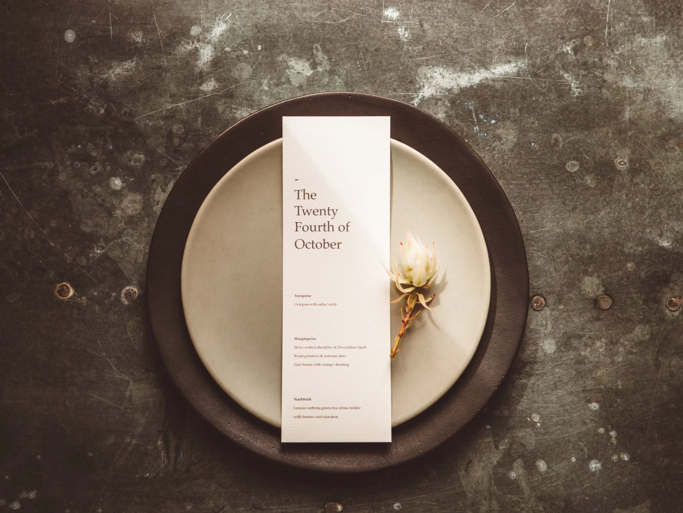 Contemporary Wedding Stationery and Wedding Styling London