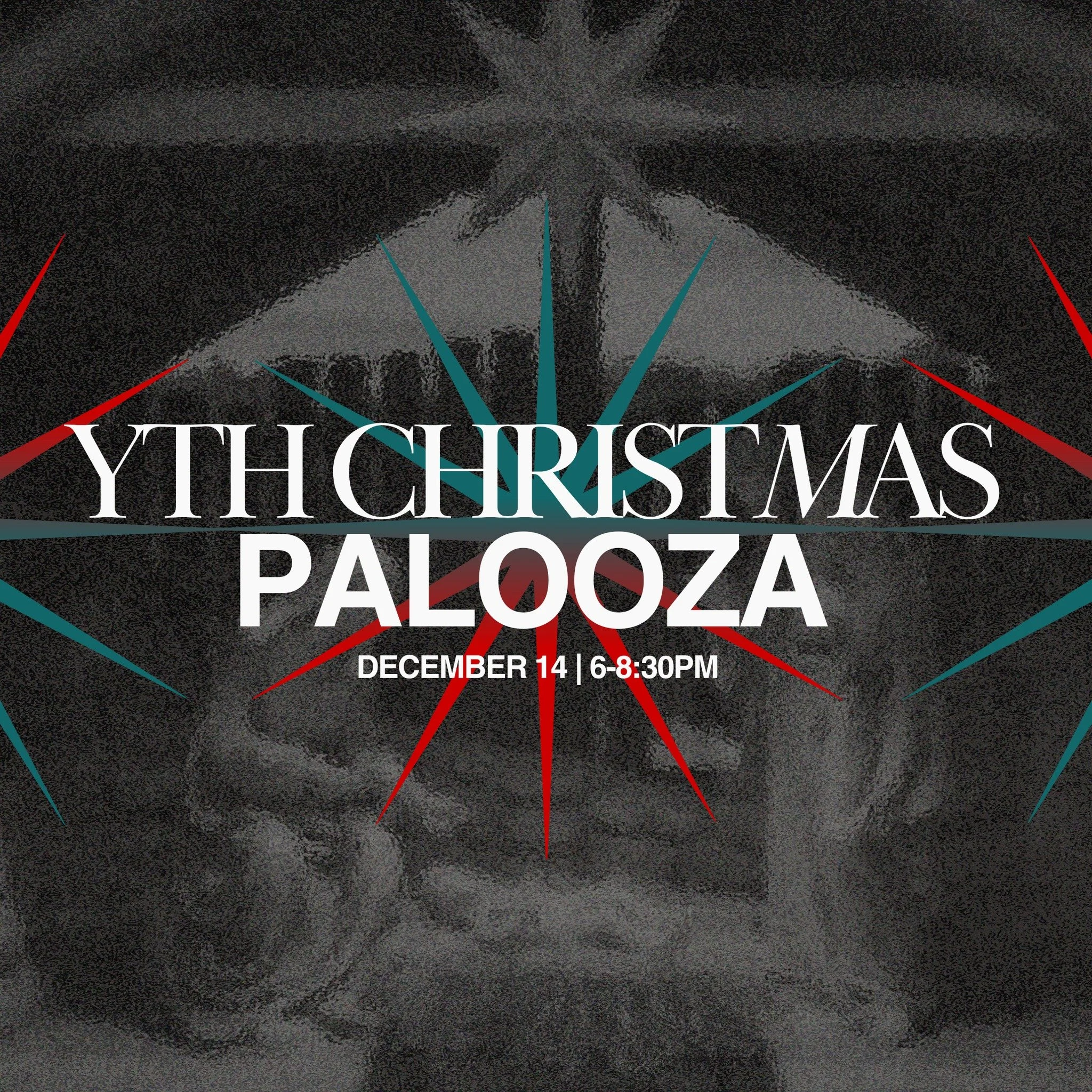 YTH Christmas Palooza is STILL ON tonight from 6&ndash;8:30PM 🎄 Tell your students to wear their Christmas attire and bring friends! This is our last YTH night of the year, and we&rsquo;re believing for salvations and freedom. Pack the cars&mdash;le