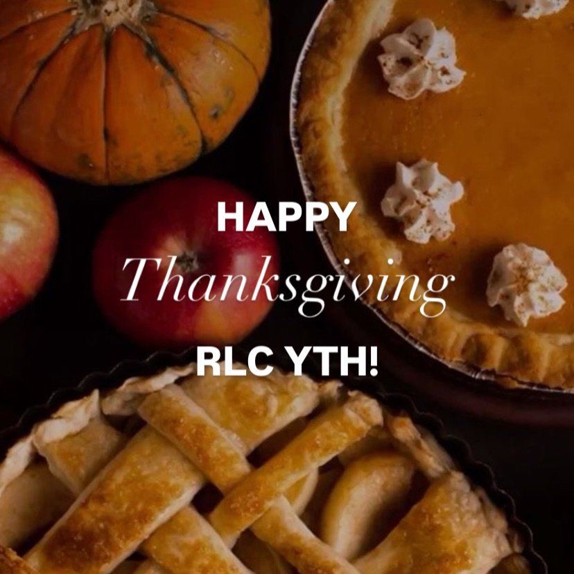 Happy Thanksgiving, RLC YTH! 🧡
Grateful for every moment we get to laugh, worship, and eat way too much food together.