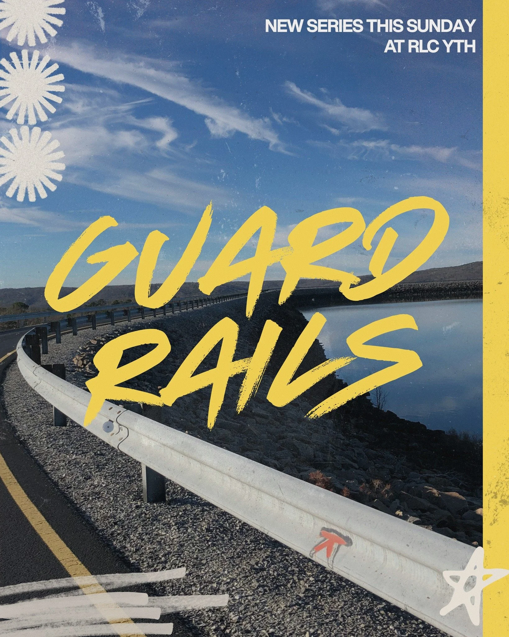 YTH! We are so excited to be back with you this Sunday!

🚧 NEW SERIES: GUARD RAILS 🚧
This weekend we&rsquo;re flipping the question from
&ldquo;How close can I get?&rdquo; ➝ &ldquo;How strong do I want to be?&rdquo;

If you care about your future, 