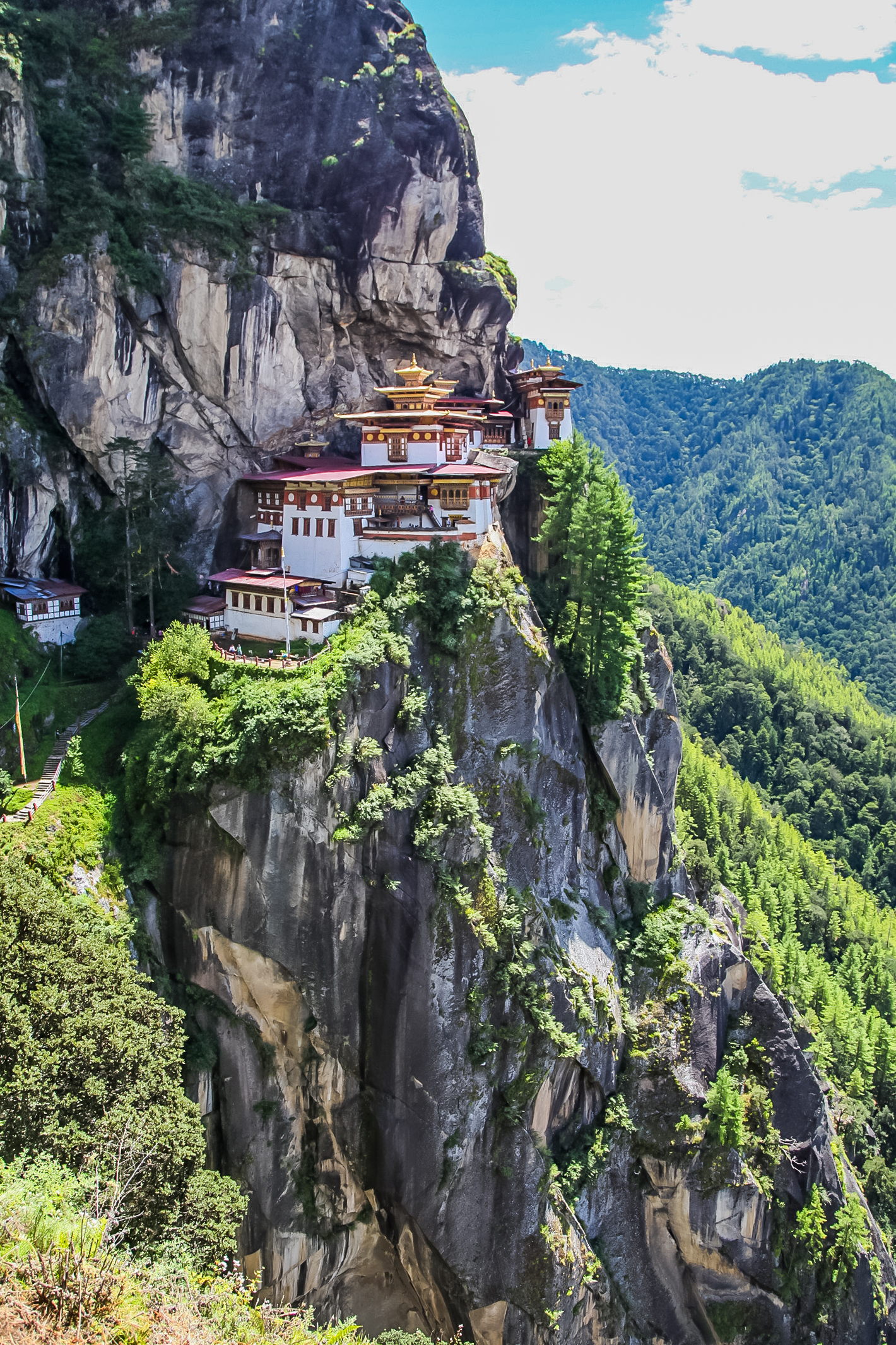  Tiger's Nest, somehow both near and far from the coffee shop.&nbsp; 