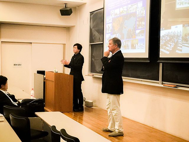 As part of our journey, we touched down in #Japan, the birthplace of the @hondaaircraftco! ✈️ Julian gave a presentation to students and met with the creator of the #HondaJet, Michimasa Fujino. Read more on our Blog. Link in bio.