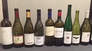 Wines tasted as a survey of the major wine regions