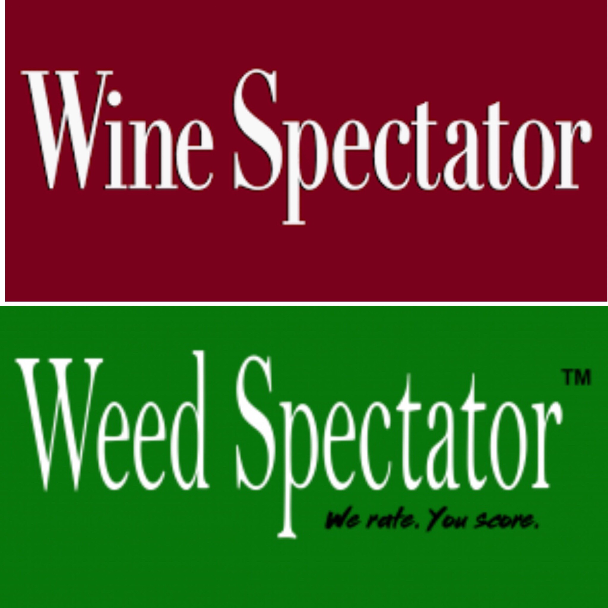 Wine Spectator Collides with Weed Spectator