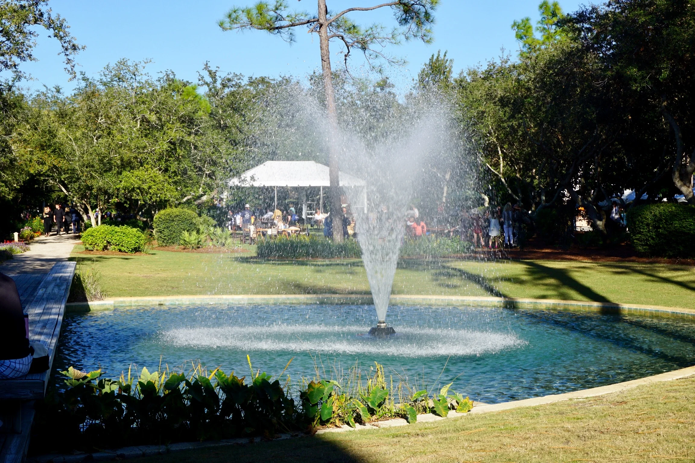 Cerulean Park in WaterColor was filled with happy festival goers enjoying the gorgeous fall day.