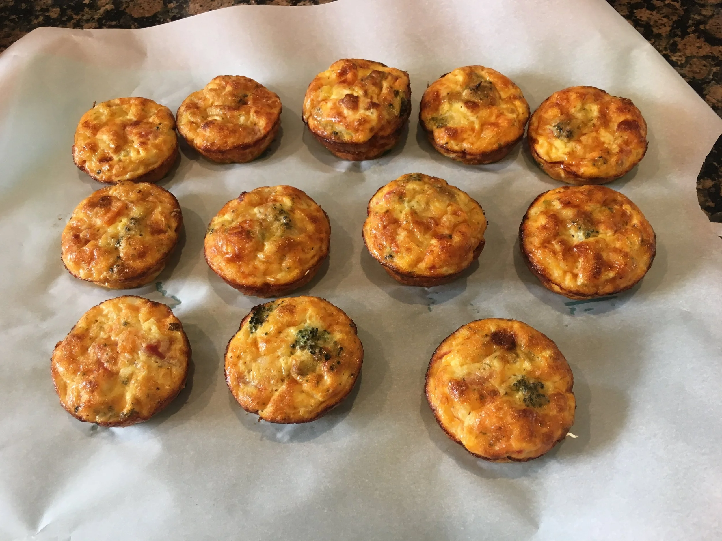 Mini Smoked Salmon Frittatas