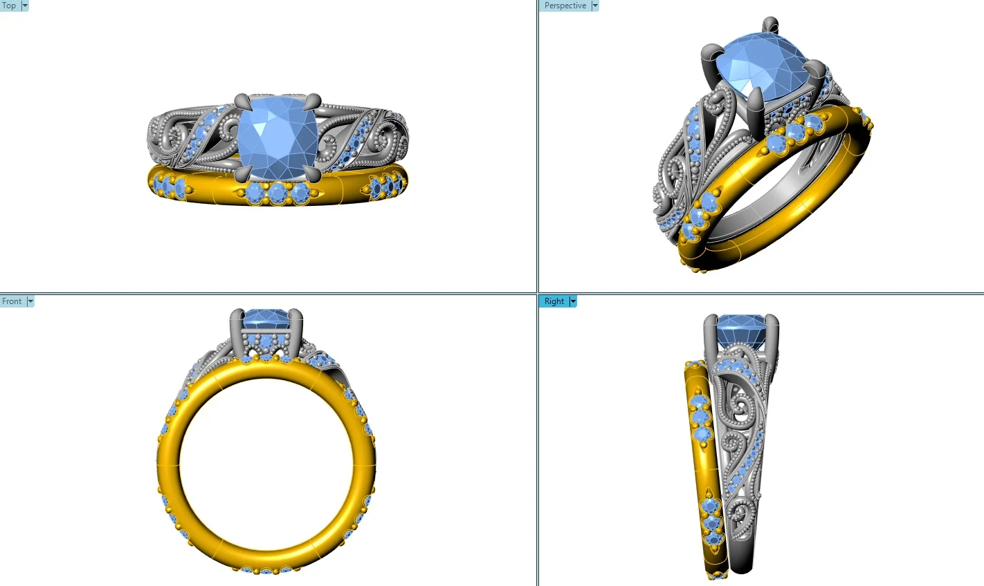 Custom Wedding Bands — Lauren O Jewels