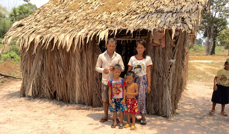 Family In Old House