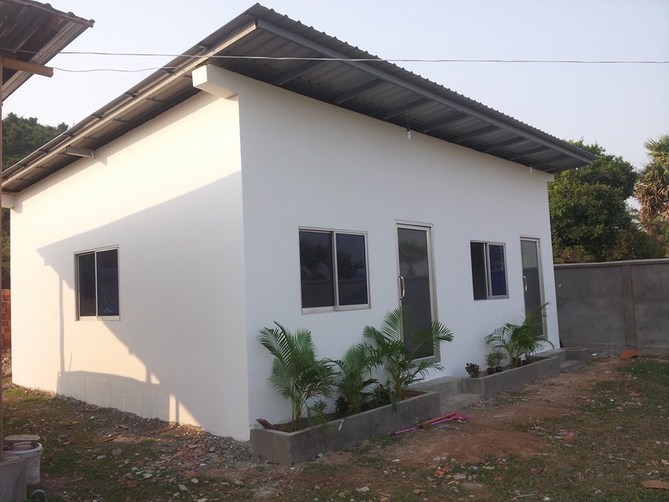Completed classrooms at Sala Monkey School