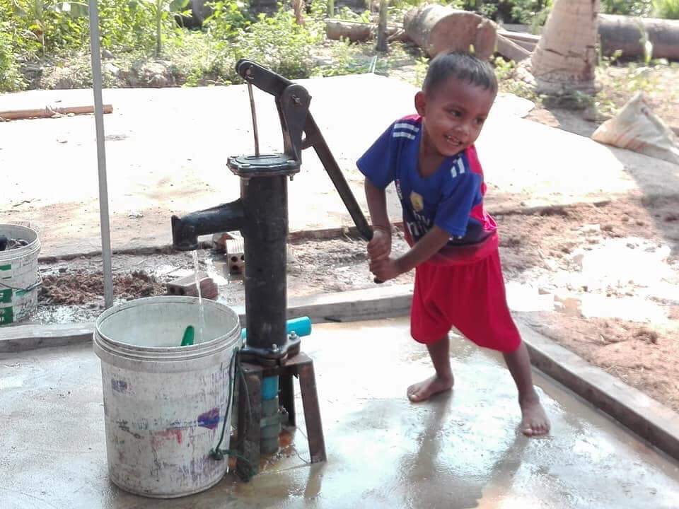 Providing wells for a rural village