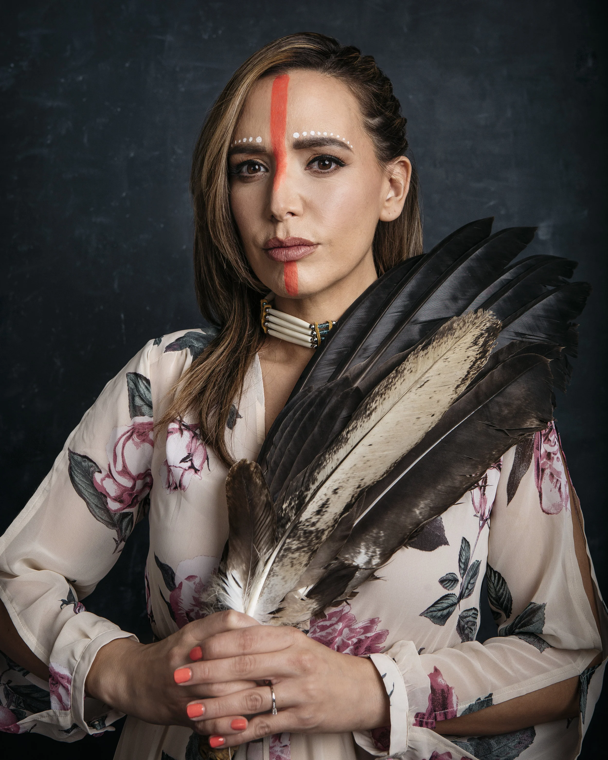 April Eve Wiberg, founder of the Stolen Sisters and Brothers Awareness Walk, honouring and fighting for the rights of indigenous people going missing.
