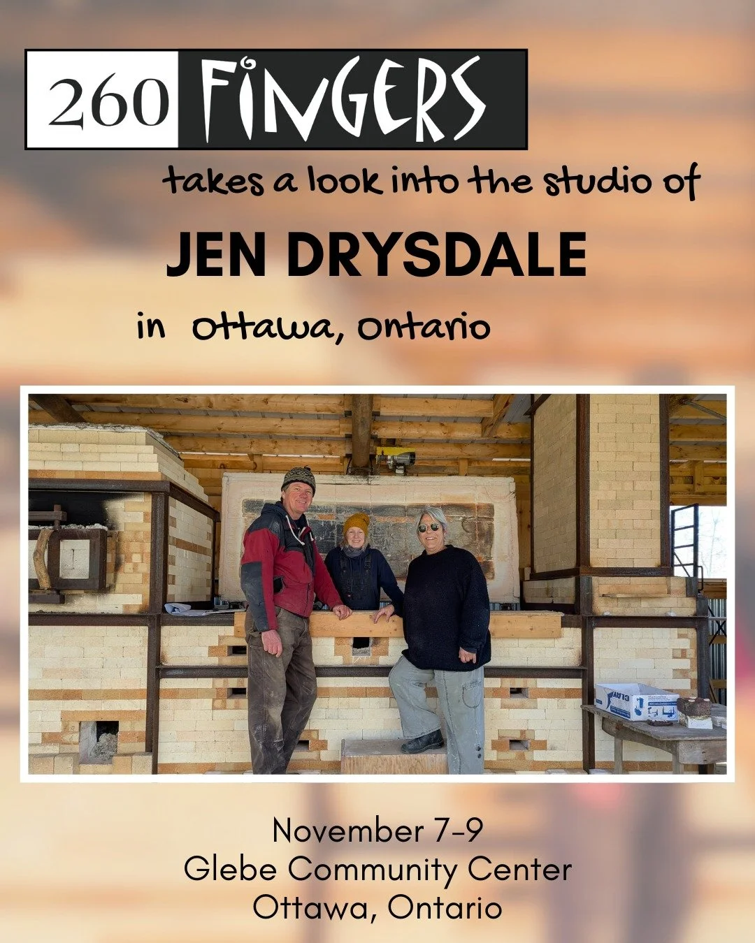 Jen Drysdale
260 Fingers Exhibition &amp; Sale. November 7th-9th Glebe Community Centre, Ottawa
#260fingers #canadianceramics #ontariopottery #ontarioartists #candianartist