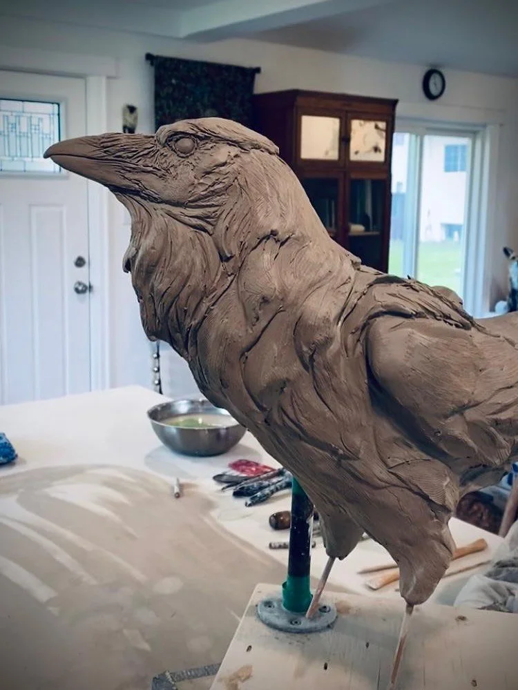 @thelanguageofthebirds will be with her stunning sculptures @260fingers November 7-9 #260fingers2025 #canadianceramics #animalsculpture