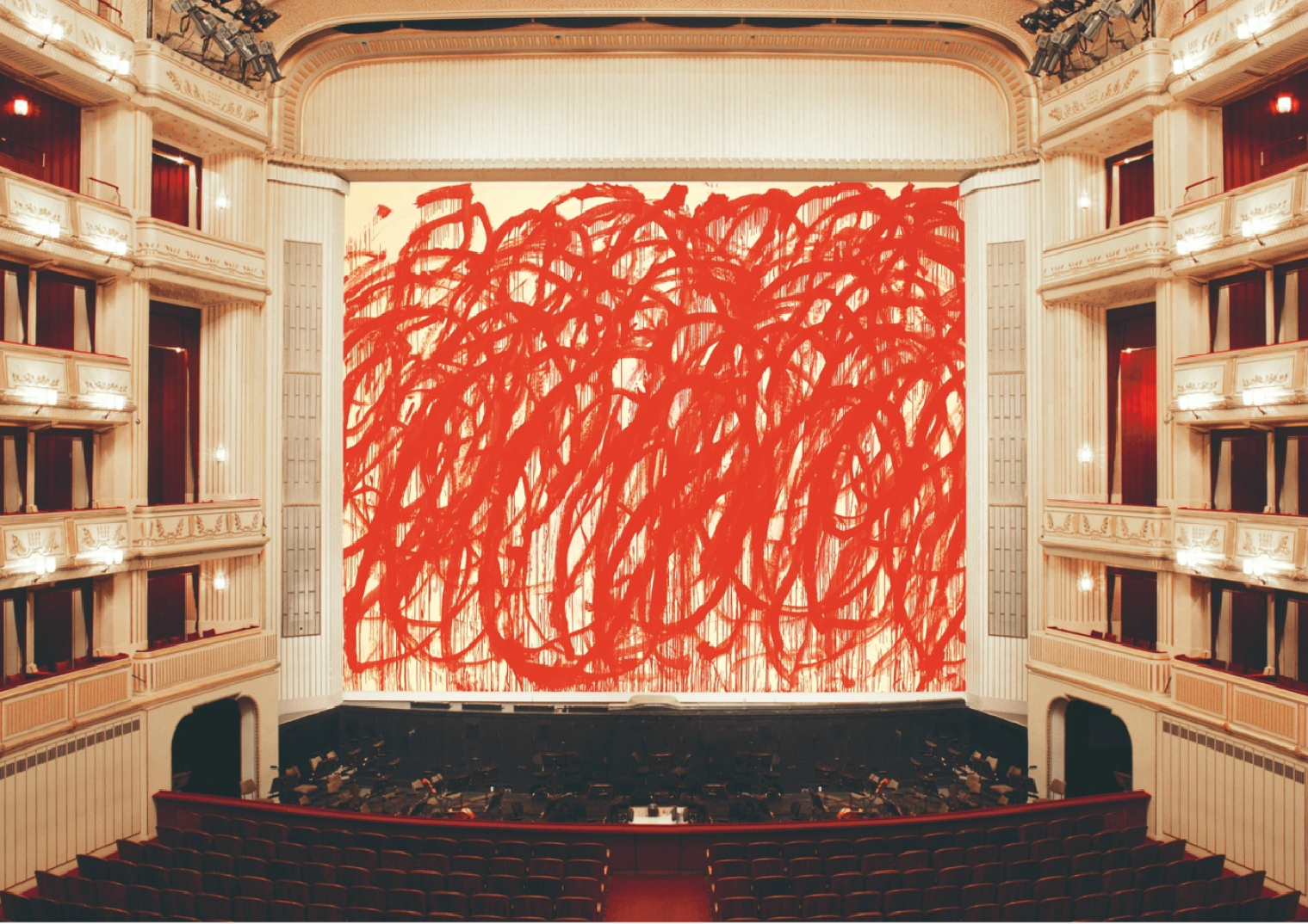 Safety Curtain | Cy Twombly (2010/2011) Location: Vienna State Opera