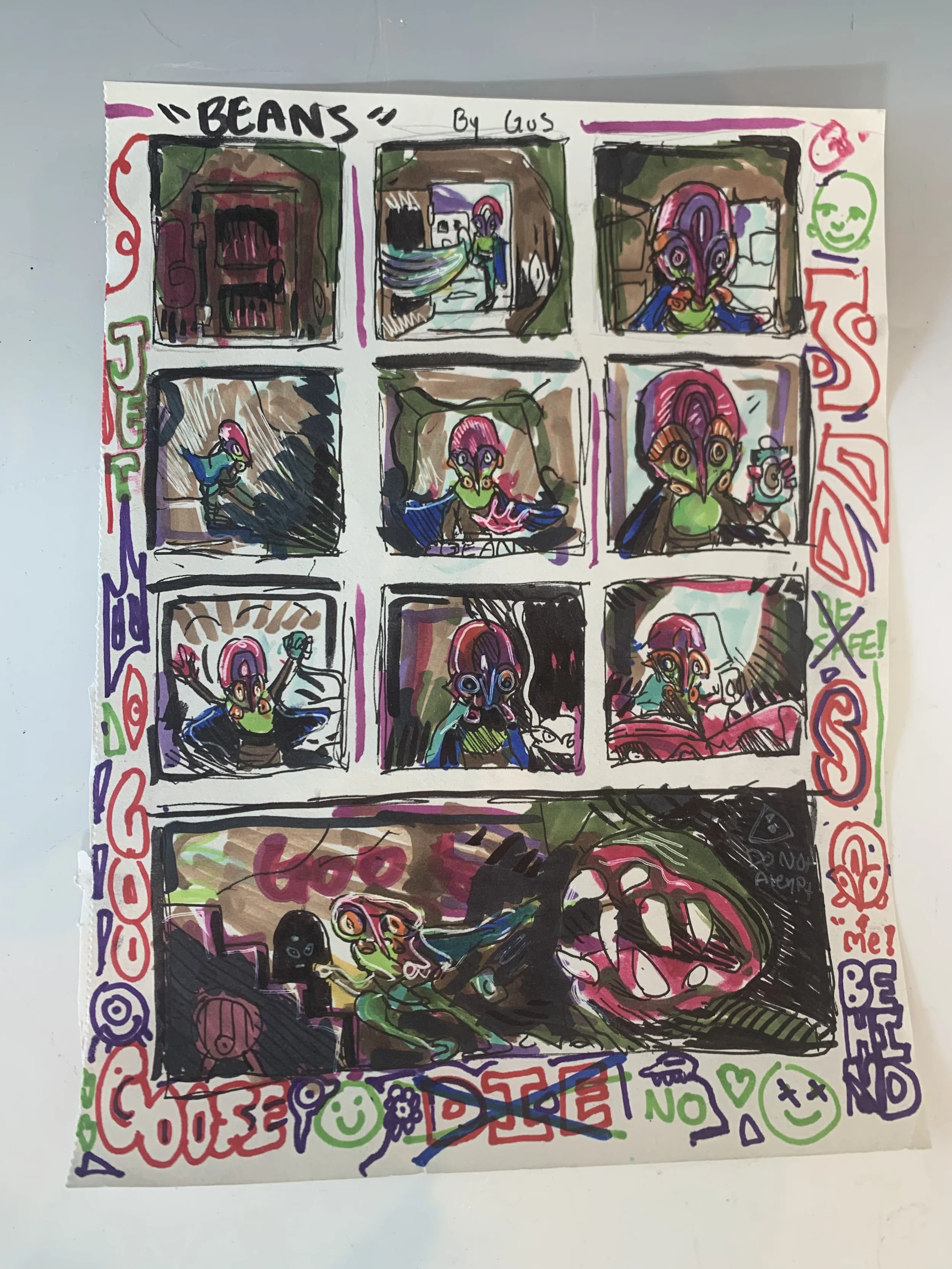 "Beans" a Silly Comic