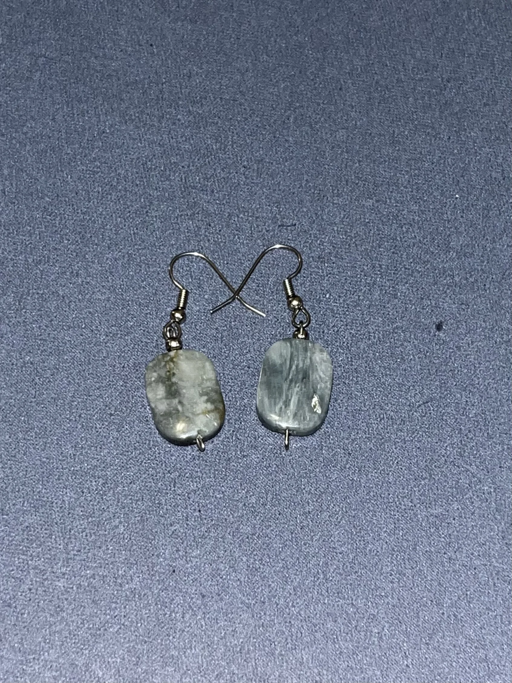 Gray earrings