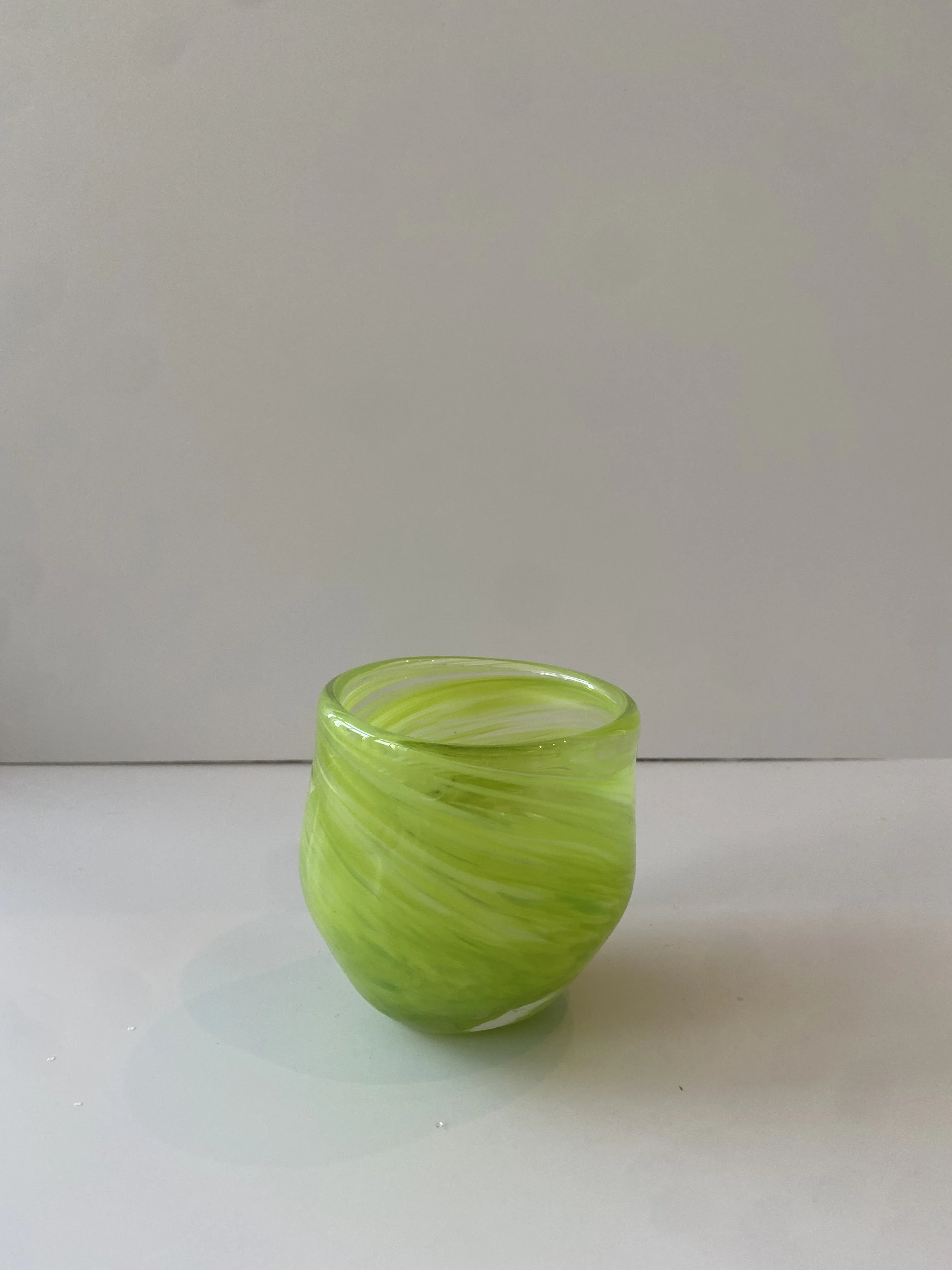 Lime Green Swirl