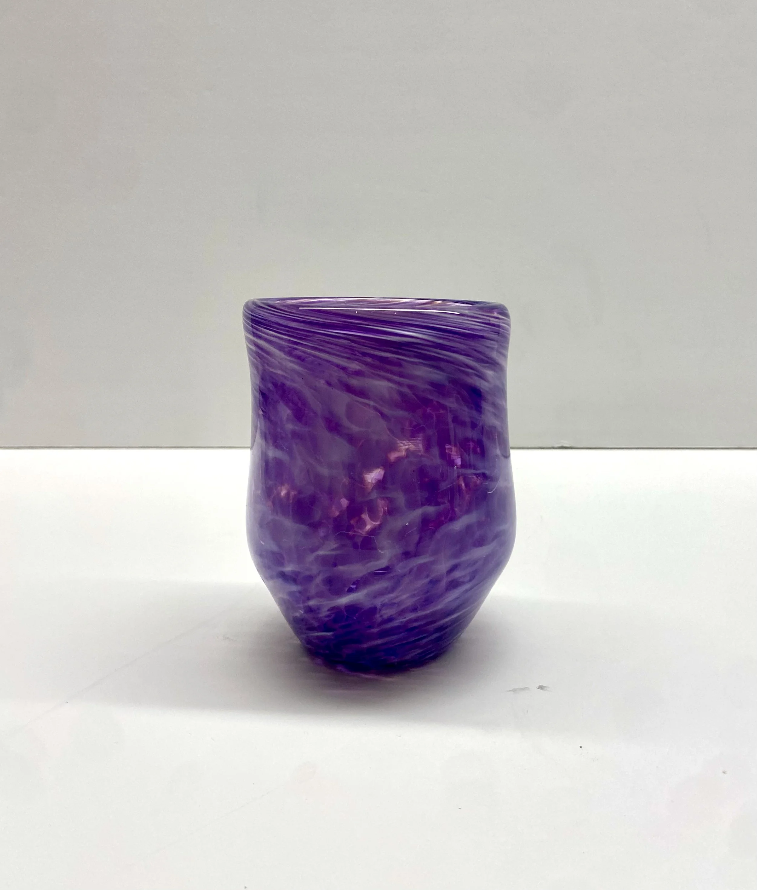 Purple Speckled Glass