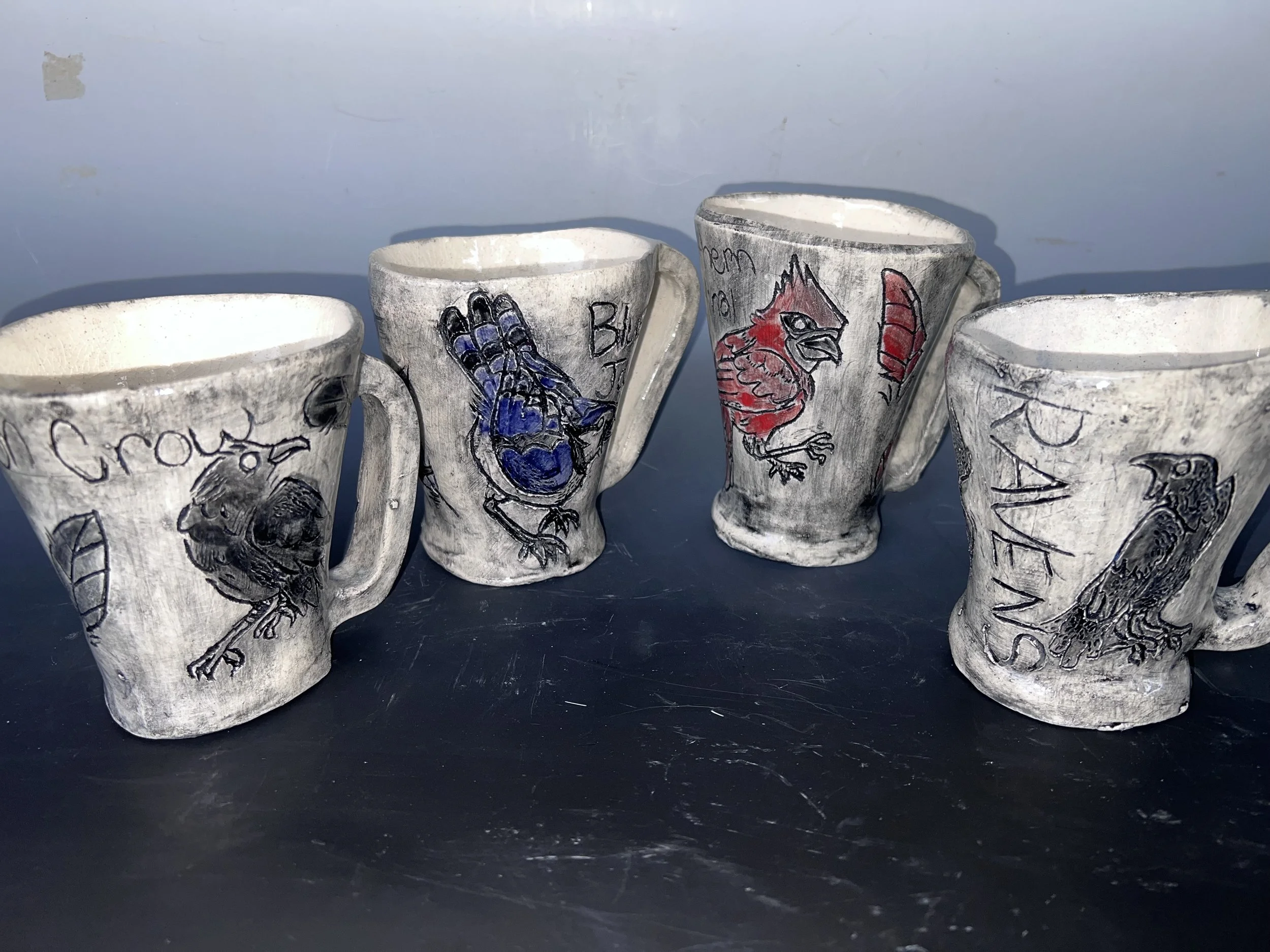 Woodland Birds 4 Piece Set