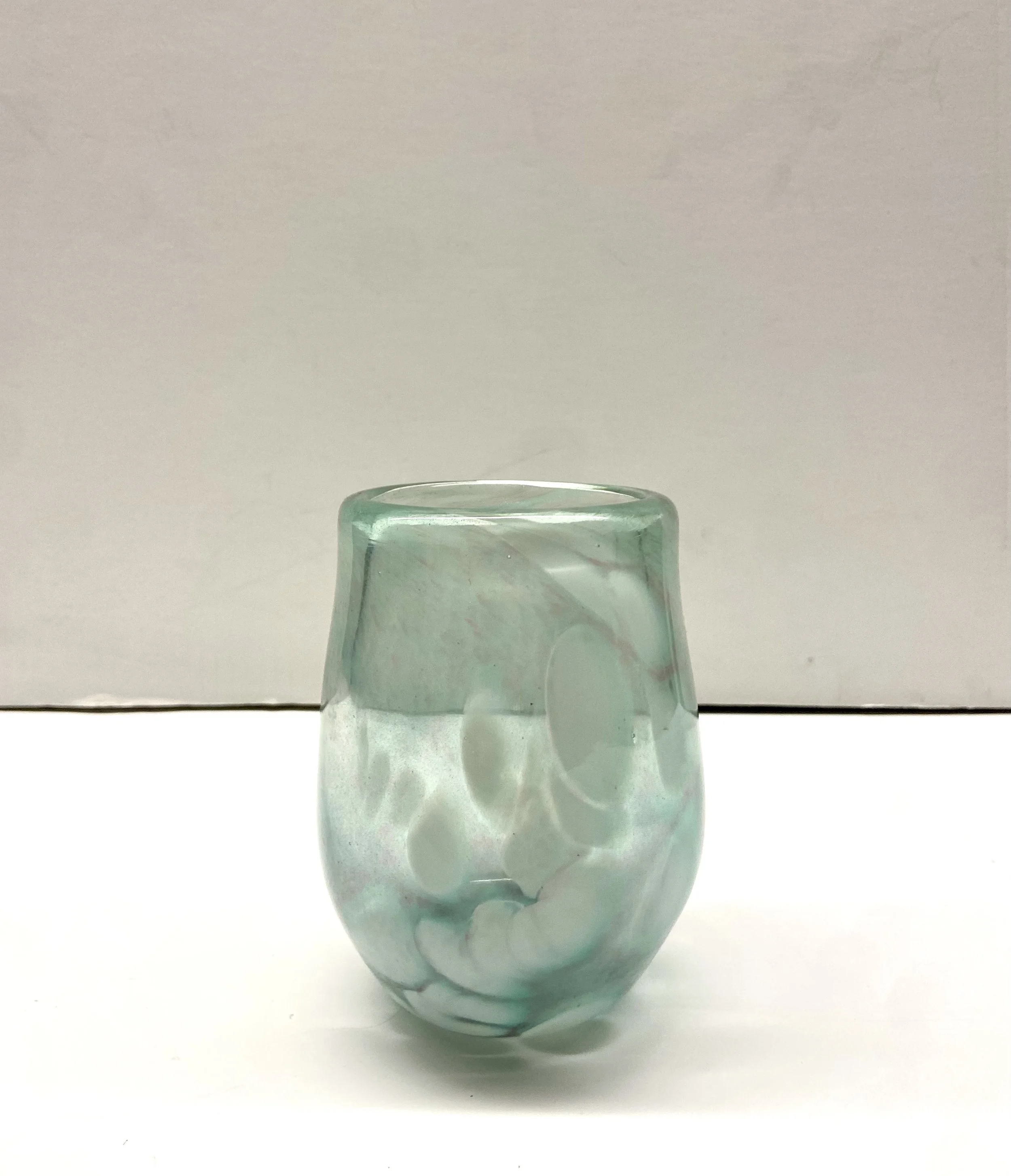 Cloudy Blue Vase