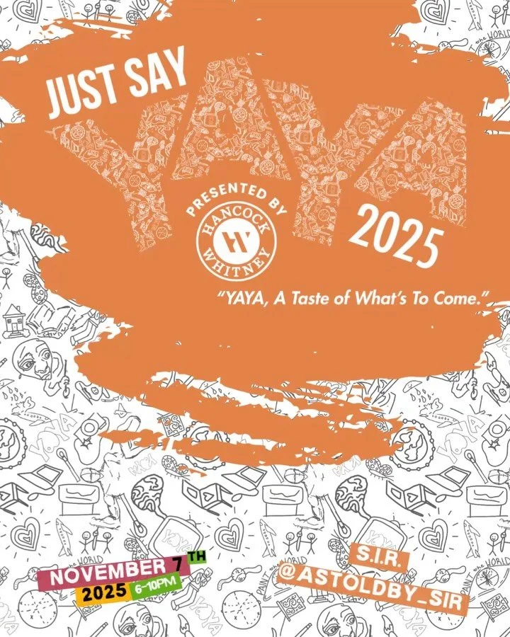 🎤 Words meet art this Friday at Just Say YAYA ✨

We&rsquo;re thrilled to welcome S.I.R. ( @astoldby_sir ), an incredible spoken word artist, who will take the stage alongside YAYA teaching artist and alum Jeremiah Brown ( @jlabcreation ) for a live 