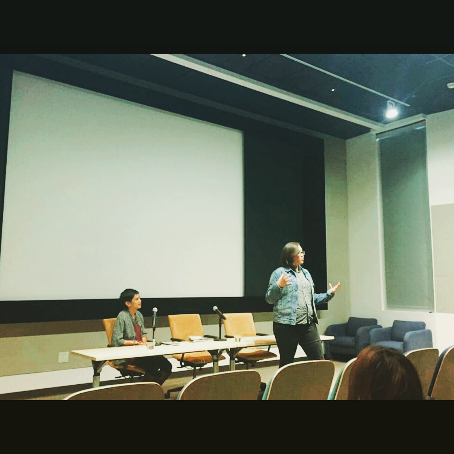 @ UCR's Writer's Week reading with Rachelle Cruz 2.16.17. Photo by: Cati Porter
