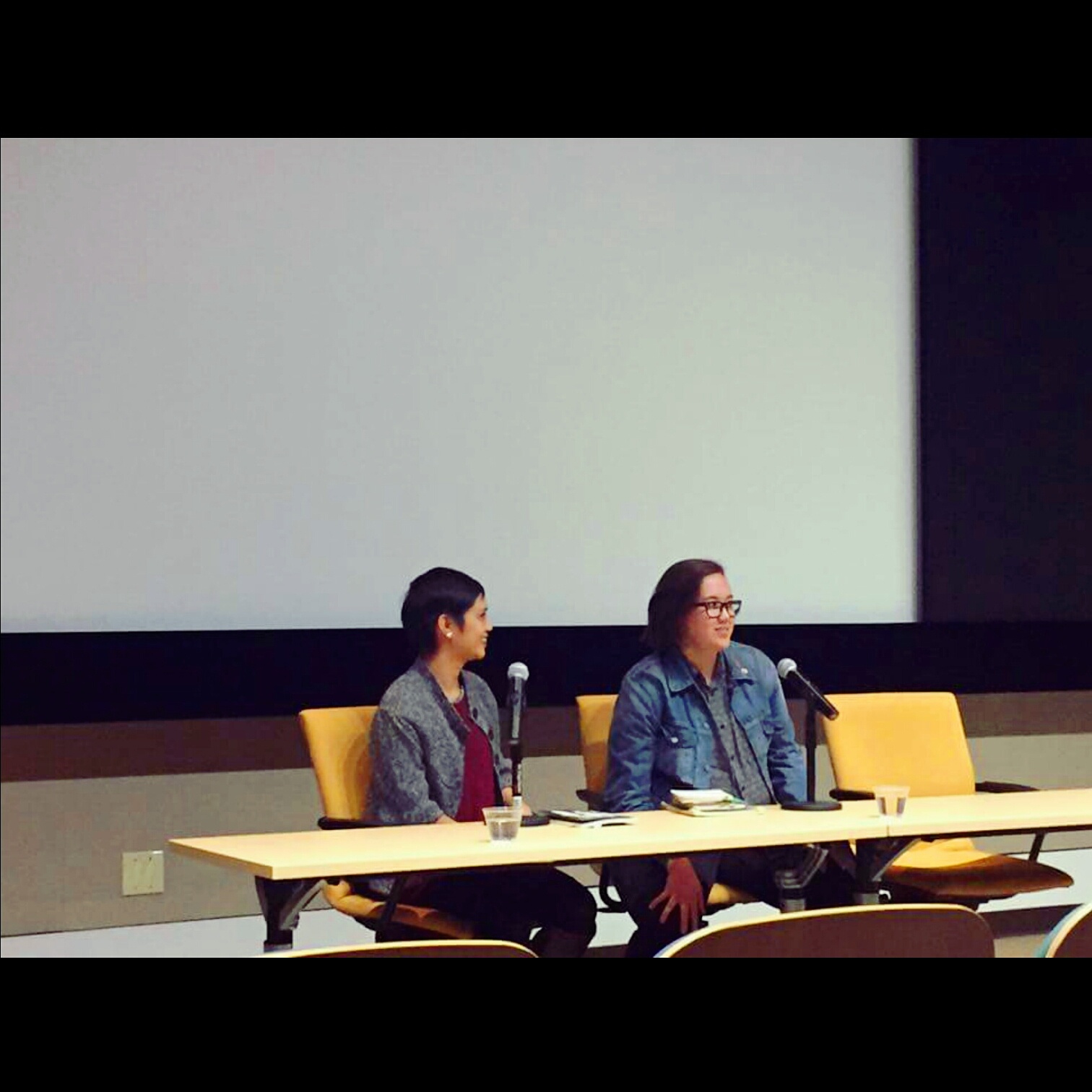 @ UCR's Writer's Week reading with Rachelle Cruz 2.16.17. Photo by: Cati Porter