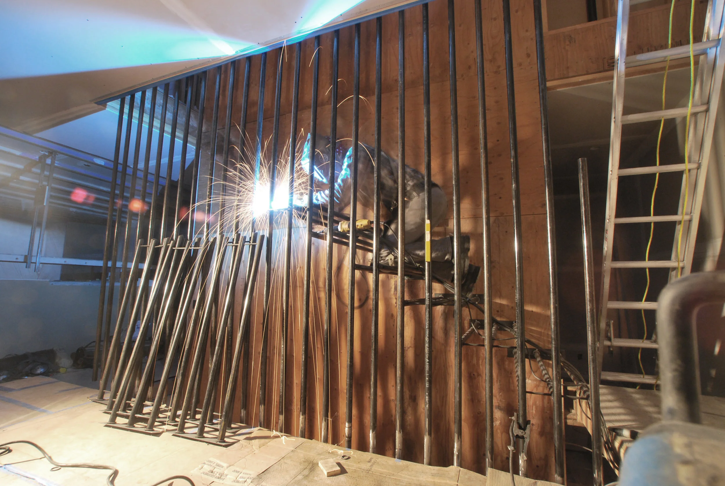 interior stair structure fabrication //fabrication by ghilarducci studios//