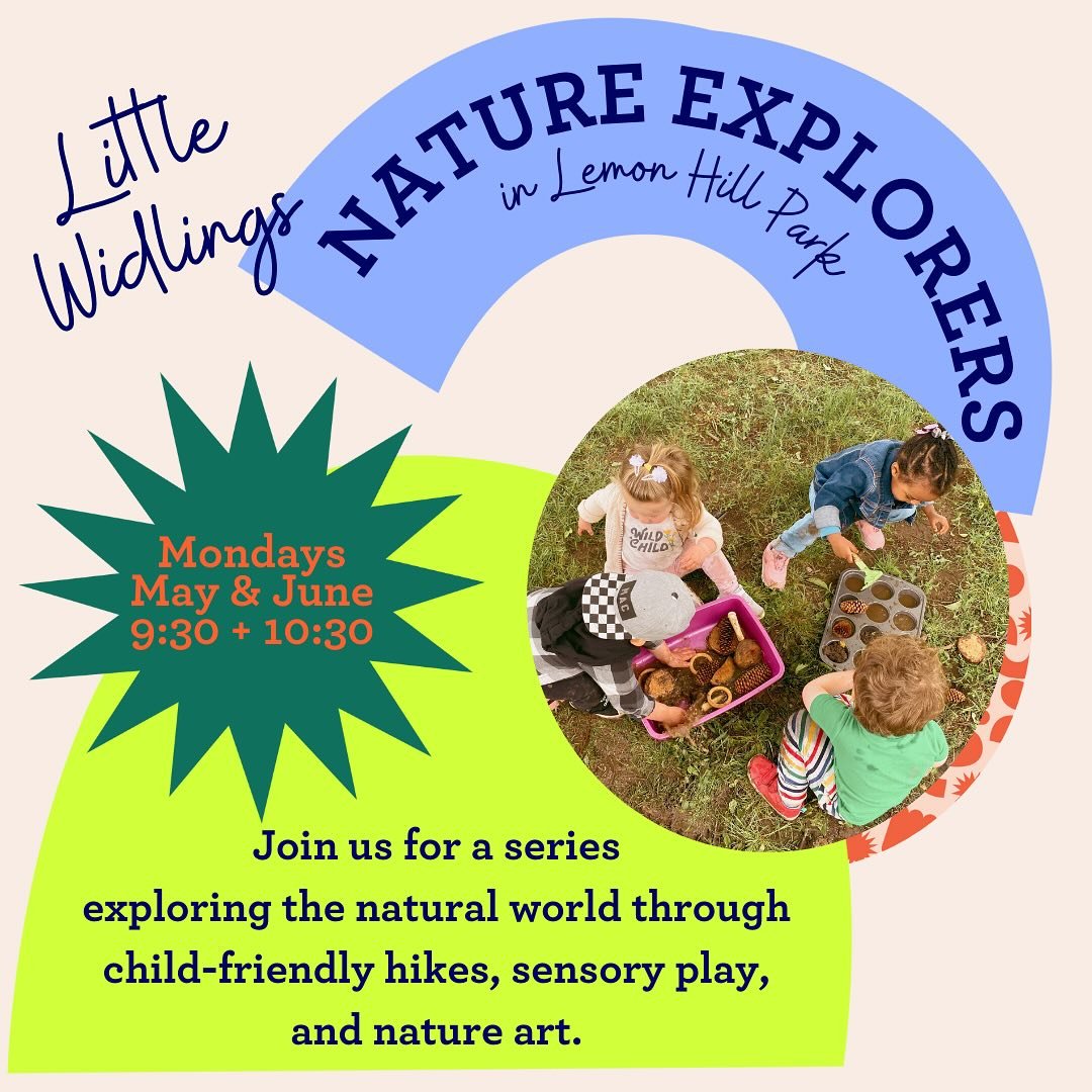 Join us for an exciting new nature program at Lemon Hill Park with environmental educator Nicole Durante!☀️🦋🌱

Little Wildlings Nature Explorers is a way for our city kids to get a chance to explore and utilize the natural world around them. Each w