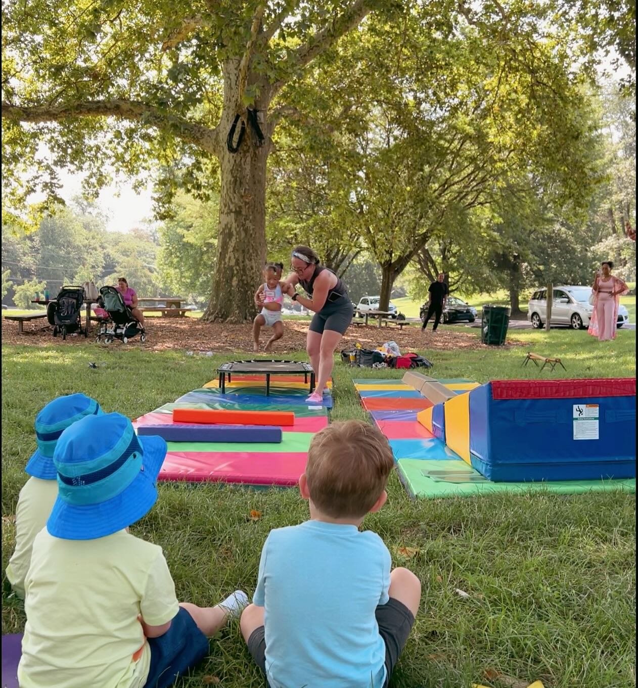 @nationalkidsgym is moving outside! 🌳Starting Wednesday, May 1st, we will meet in Lemon Hill Park to practice with the breeze and the birds. Our 9:30 class is more of a &lsquo;You and Me&rsquo; style (parent participation required!) for 18 months-2 